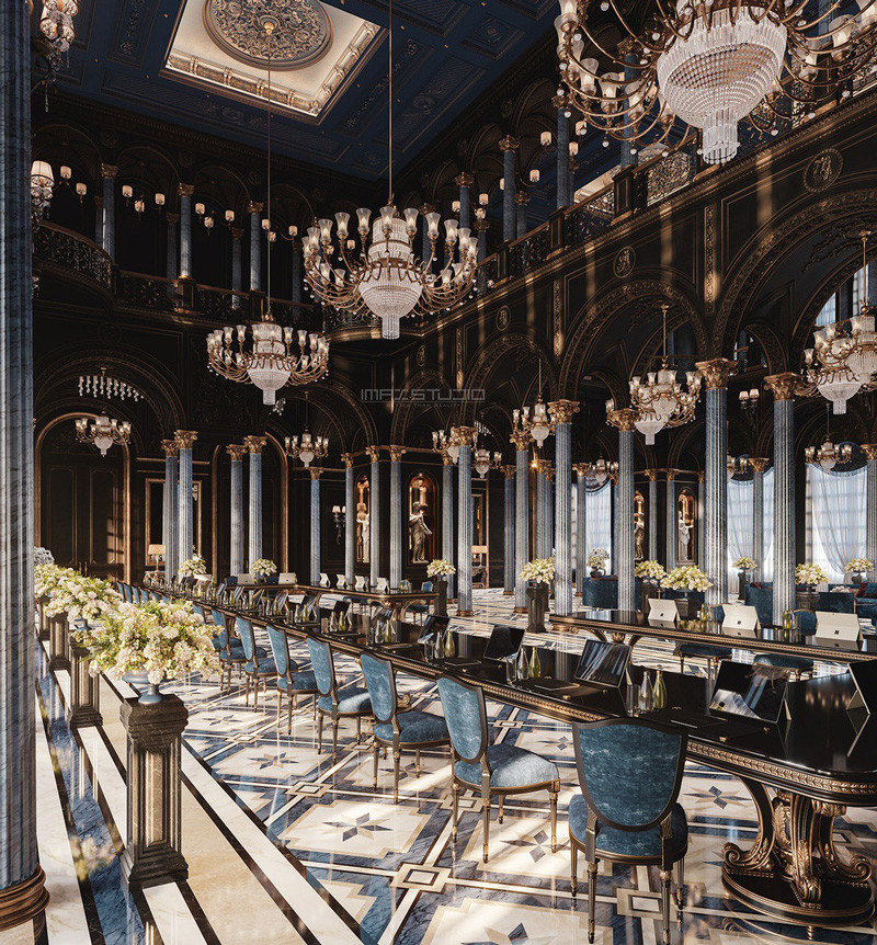 den-trang-tri-trong-phong-cach-co-dien